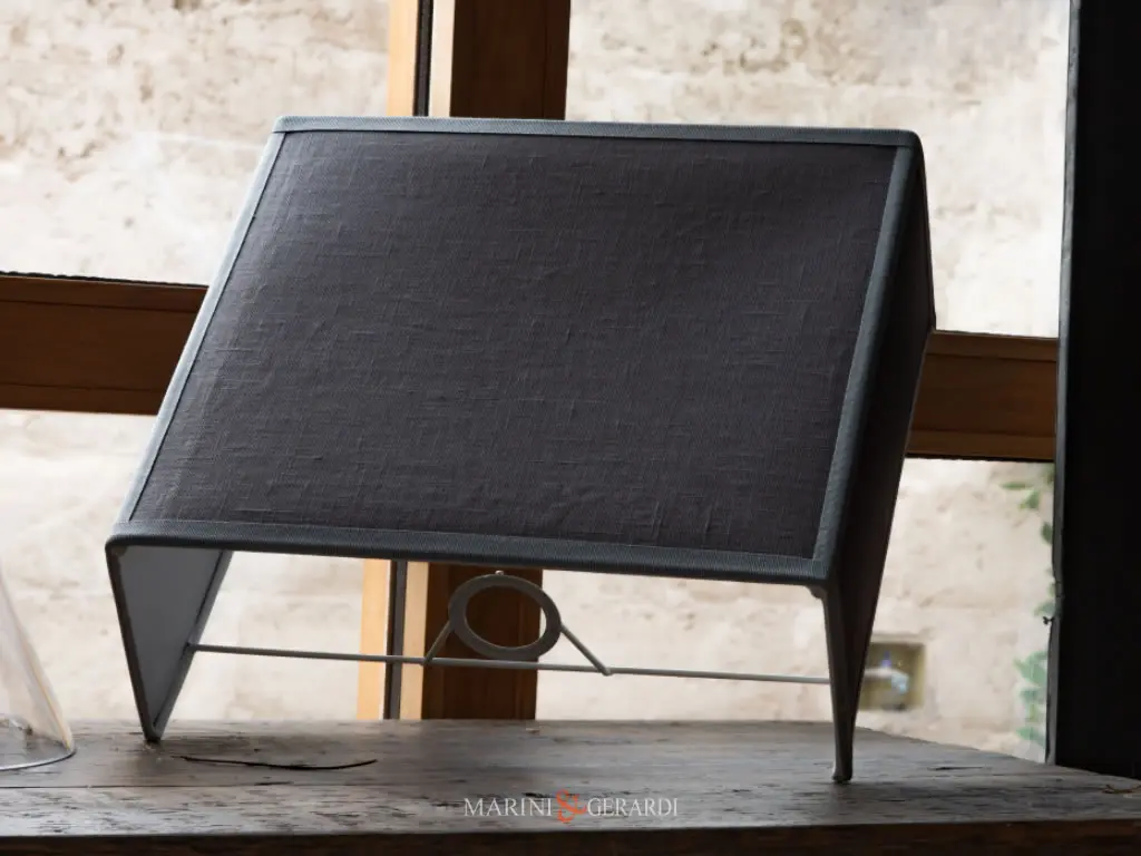 Quadra Lampada Da Parete Applique Da Muro In Lino