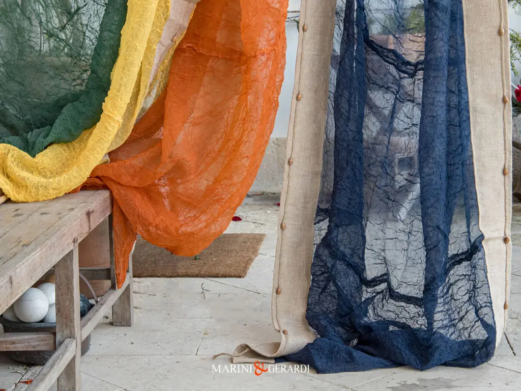 Regina Tenda Organza Super Stropicciata Made In Salento