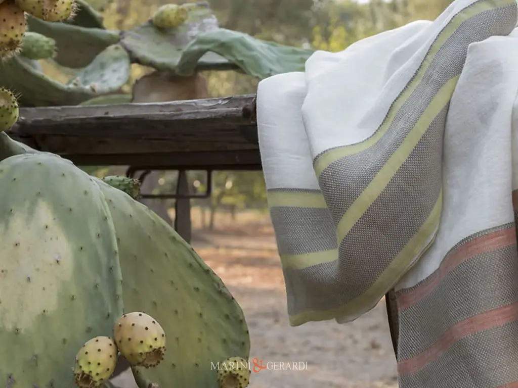 Stoccolma Il Salento A Tavola In Lino Con Frutta E Colori 05