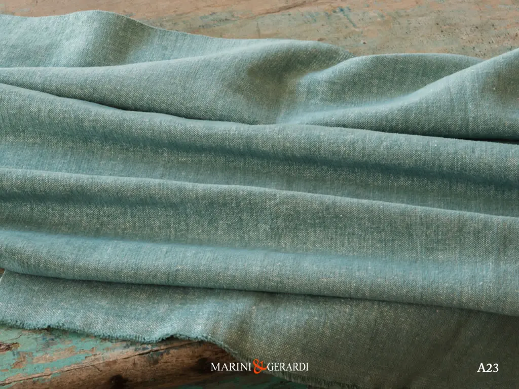 Tessuti Per Divani Classici Lino Cotone Verde Salvia A23