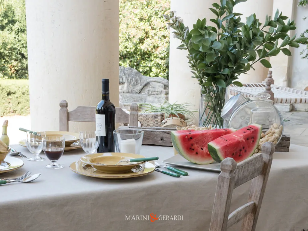 Tessuto Lino Antimacchia Per Tovaglie