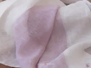 Tessuto Lino Righe Verticali Rosa Geranium Altezza 330