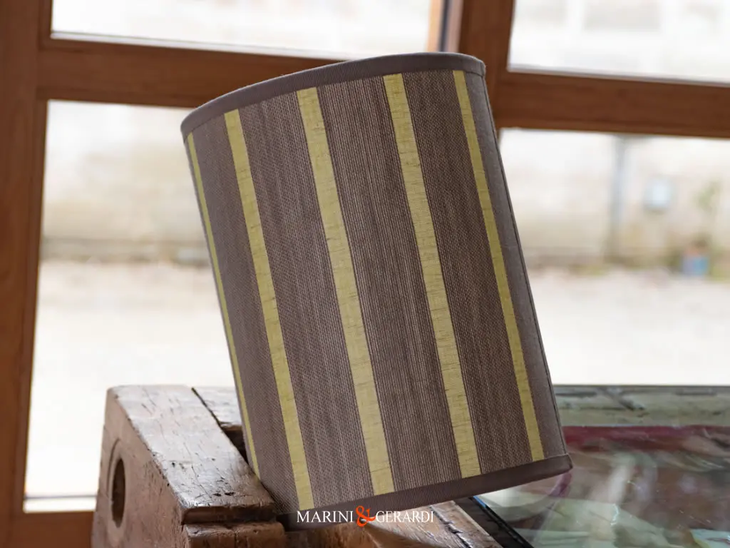 Applique Da Parete Moderne In Lino Righe Verdolino