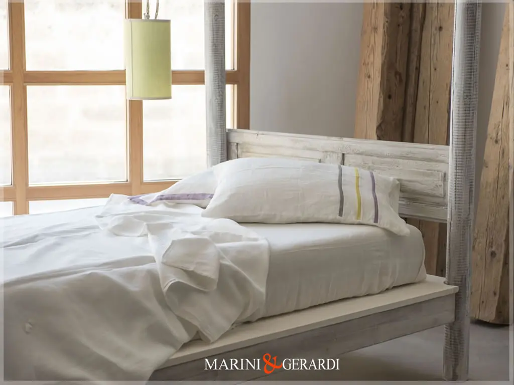 Arredo Camera Da Letto A Baldacchino Shabby letto una piazza e mezza o matrimoniale