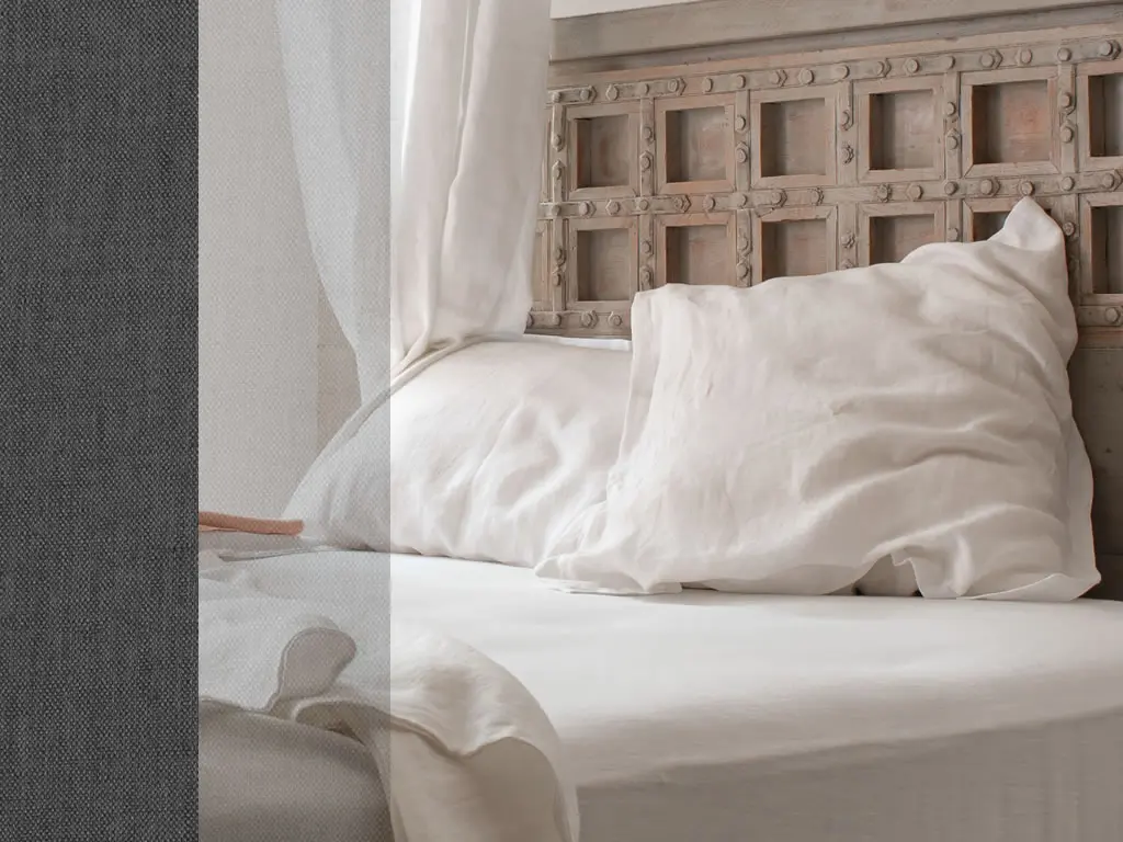 Biancheria Letto In Lino Bianco Naturale Ostuni Indathrene