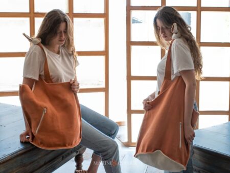 Borsa A Tracolla Donna A Secchiello Yute Canvas Vale