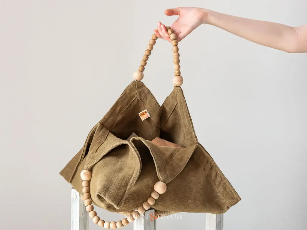 Borsa Donna Con Manici Fanny Bag Verde Moda Estate Inverno