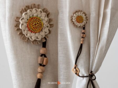 FERMATENDE con Calamita per Tende da interno 41