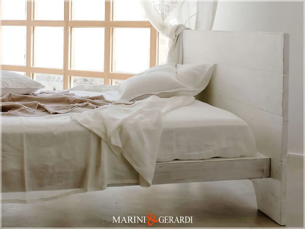 Camera Da Letto Shabby Struttura Legno Massello Marini Gerardi 03