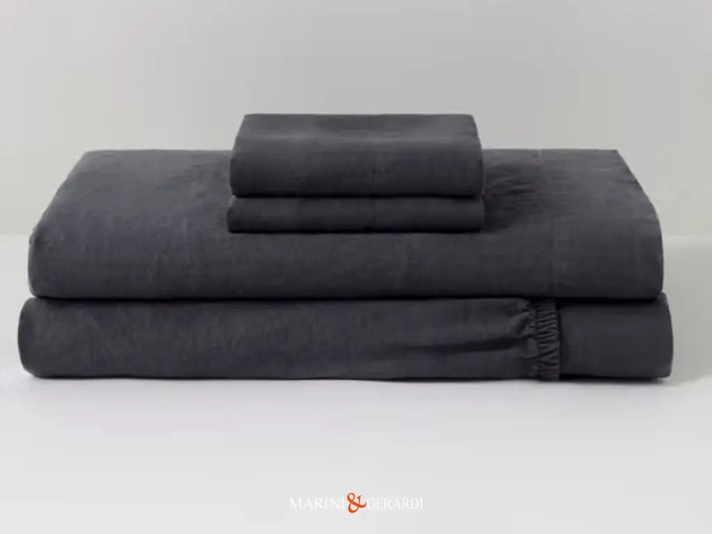 completo lenzuola letto in lino