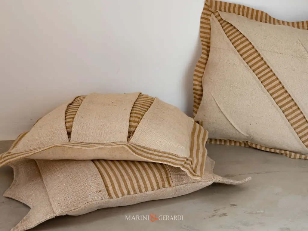 Cuscini Arredo Design In Tessuto Cotone Yuta CC0104