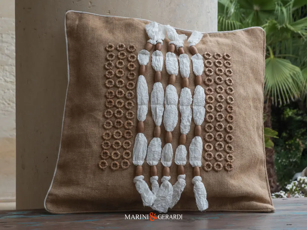 Cuscini Decorativi Preziosi Bianco