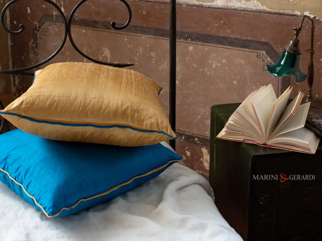 Cuscini Shantung Tessuto In Seta Eleganti Esclusivi - Marini&Gerardi