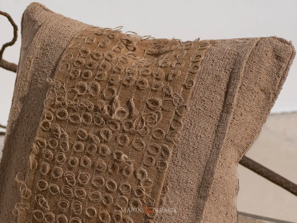 Cuscini Soggiorno Design Shabby Chic Juta Cotone