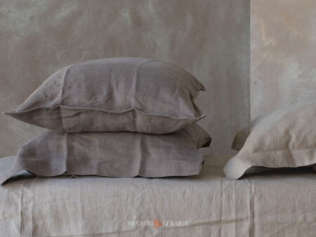 Duchessa Federe CuscIni Letto Con Flap Tessuto In Lino