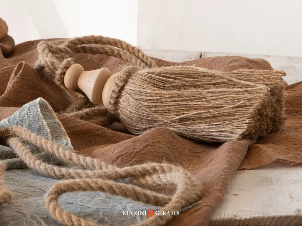 Fiocco In Juta Per Tenda Realizzato A Mano Embrasse Bag08