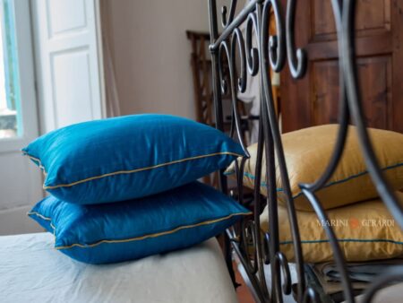 Fodere Cuscini Shantung In Seta Blu Cobalto - Marini&Gerardi