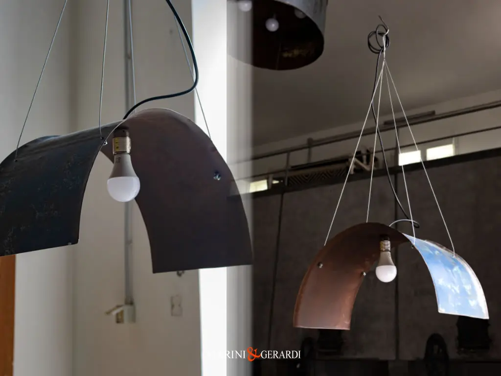Lampade A Sospensione Design Moderno Stile Industriale Ferro Acciaio Lindbergh