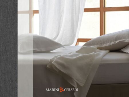 Lenzuola Letto Lino Lavato Bianco Naturale Grigio Selce