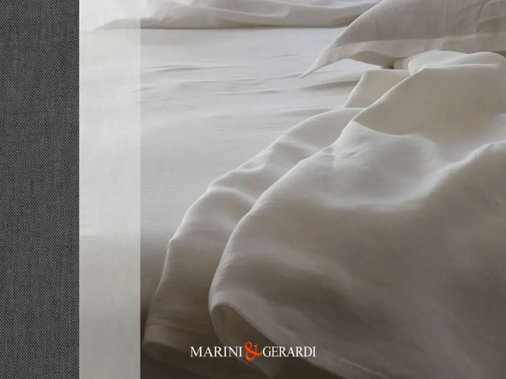 Lenzuola Letto Lino Lavato Piano Con Angoli Bianco Naturale Grigio Selce