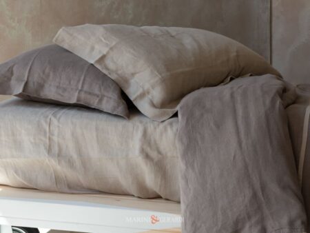 Lenzuola Letto Matrimoniali Federe Tessuto In Lino Collezione Duchessa