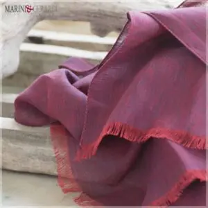 lino foulard donna primavera colore bordeaux