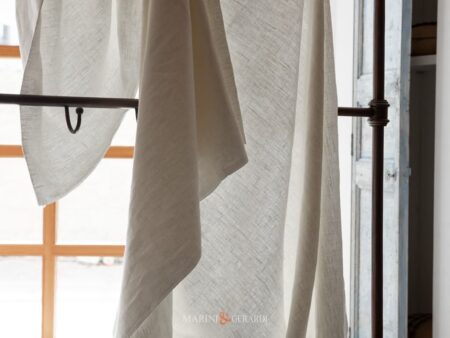 Locorotondo Stoffa Per Tende In Lino Da Interni Bianco