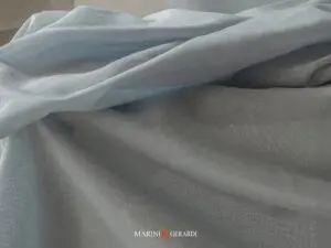 Messico Tessuto In Organza Per Tende Azzurro Polvere Cielo