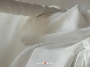 Messico Tessuto In Organza Per Tende Stanza Da Letto Bianco Naturale 00