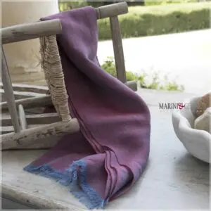 sciarpa uomo oversize foulard in lino pervinca