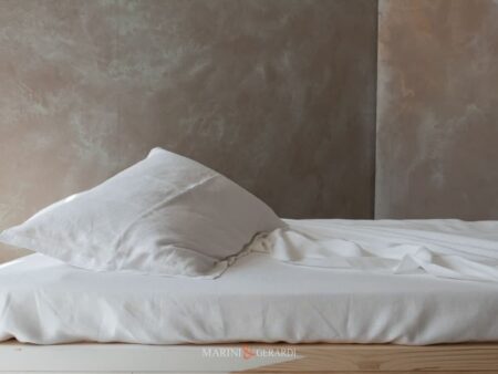Set Lenzuola Lino Bianco Guanciali Qualita Italiana Master Of Linen
