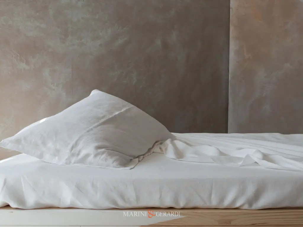 Set Lenzuola Lino Bianco Guanciali Qualita Italiana Master Of Linen