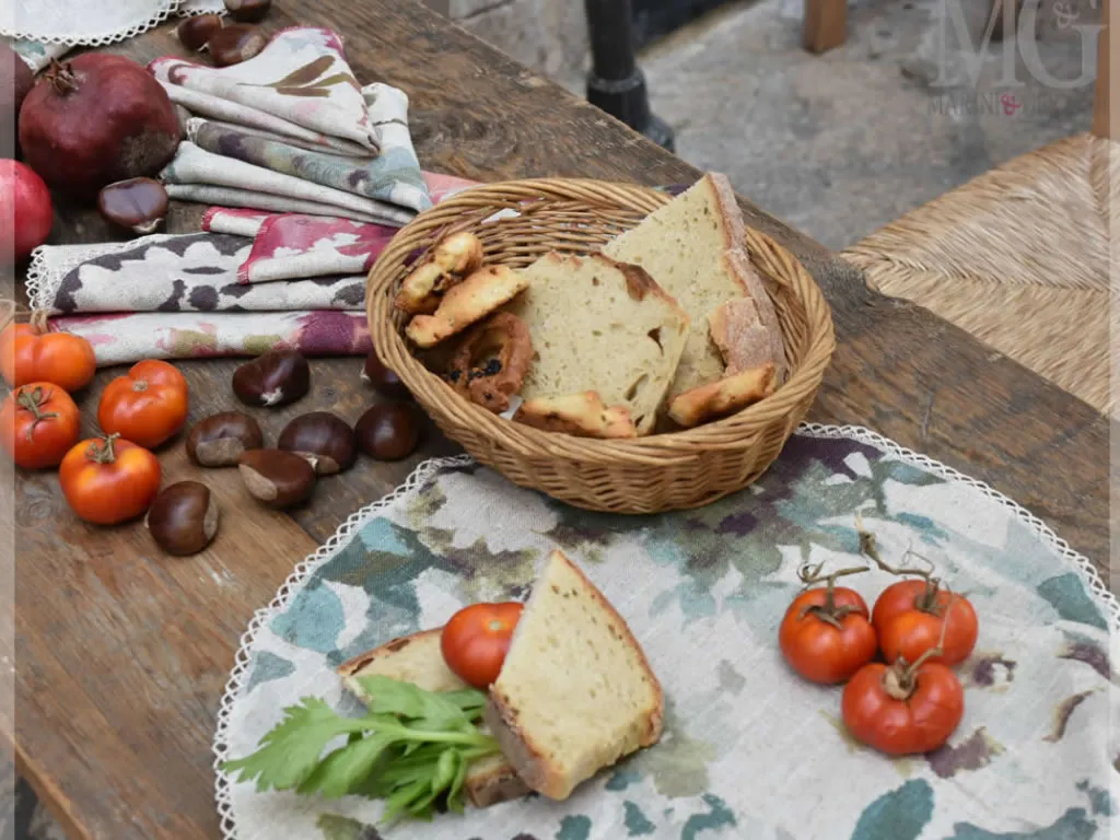 Sottopiatti Tovagliette Americane Rotonde Lino Viscosa A Fiori