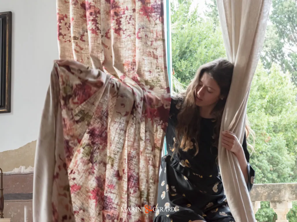 Tende Da Interno Stanza Letto Esclusiva IslaMargarita Fiori