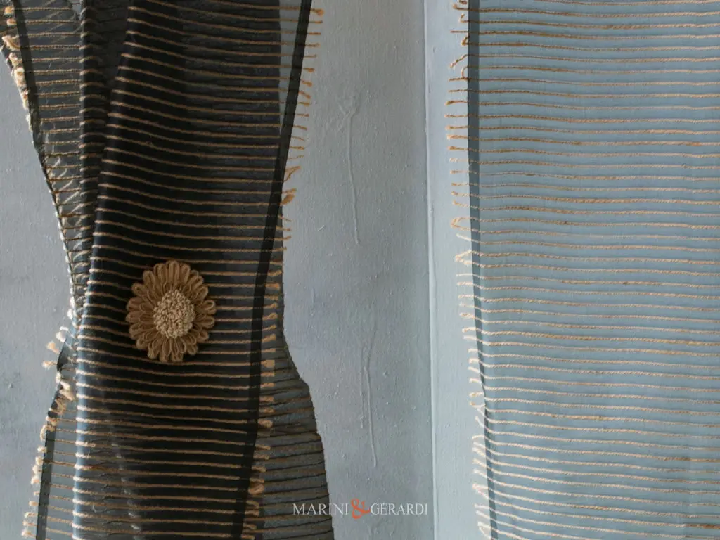 Tende In Seta Per Interni Moderni Blu Selene