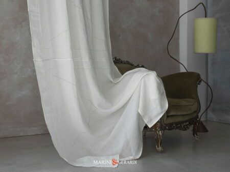 Tende Per Camera Letto O Soggiorno In Puro Lino Torre Mozza Panna