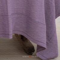 Tessuto In Lino Per Tovaglie Eleganti Colore Glicine
