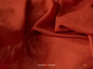 Tessuto In Organza Messico Rosso Mattone 582