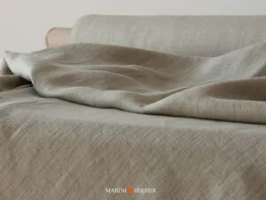 Tessuto Lino Colore Caffellate In Lino Tovaglie Tende