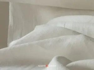 Tessuto Lino Grezzo Qualita Italiana Bianco Naturale Tela Cruda