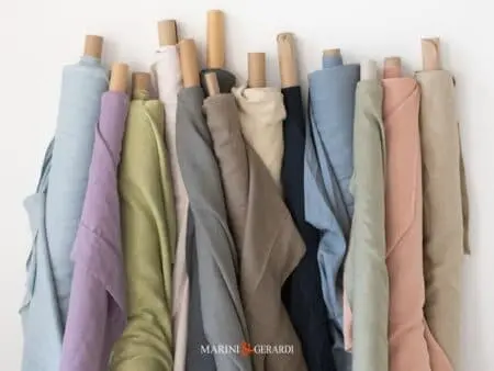tessuto lino grezzo qualita italiana colori tela cruda