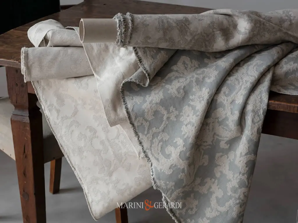 CINQUE STELLE - Tessuto Divani Misto Lino - Tessuto Jacquard per tappezzeria