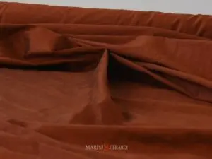 Tessuto Shantung In Seta Ruggine ACO27