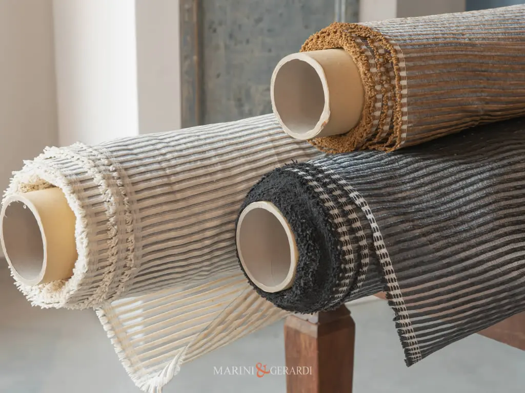 OBELISCO - Tessuto per Tende Moderne Soggiorno in Organza di Cotone