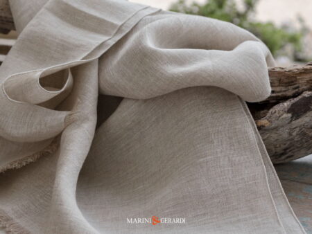 Tessuto Tende Shabby Chic Lino Ecru - Marini & Gerardi