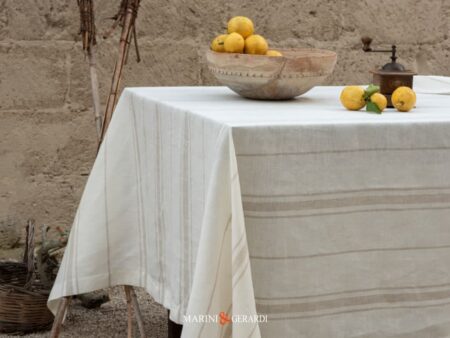 Tovaglie Da Tavola Moderne Lino Con Limoni Gialli Baelo Claudia