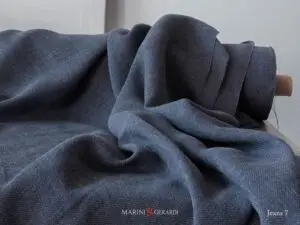 Filanda Tessuto In Lino Per Tendaggi Struttura Rete Jeans 7 FF449