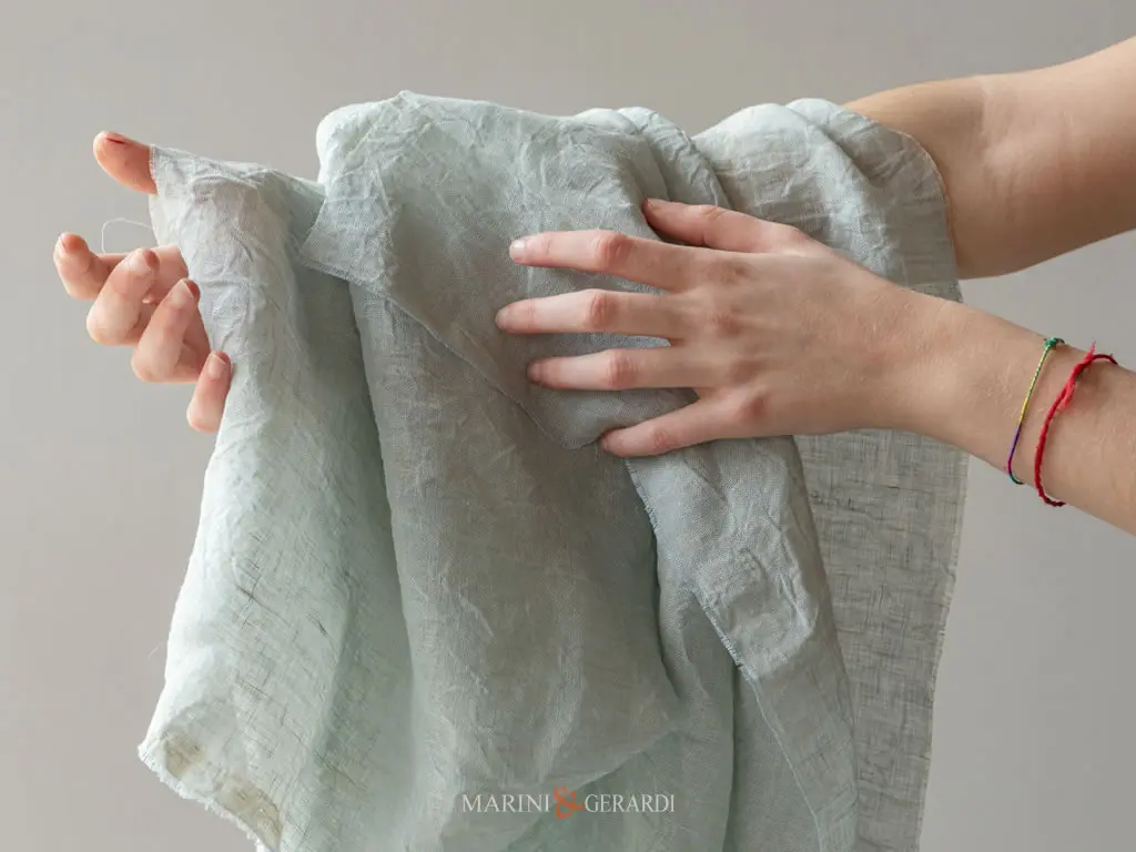 Tessuti A Metraggio Per Tende Filtrante Lino Salento Stropicciato