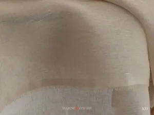 Tessuto Lino Liscio Salento Panna A33 Per Tende Moderne