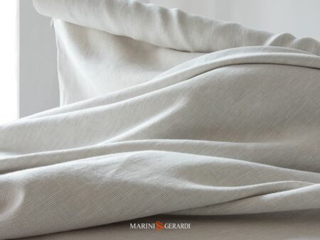 Tessuto Lino Per Tende Semi Coprente Barolo Grigio Sobrio